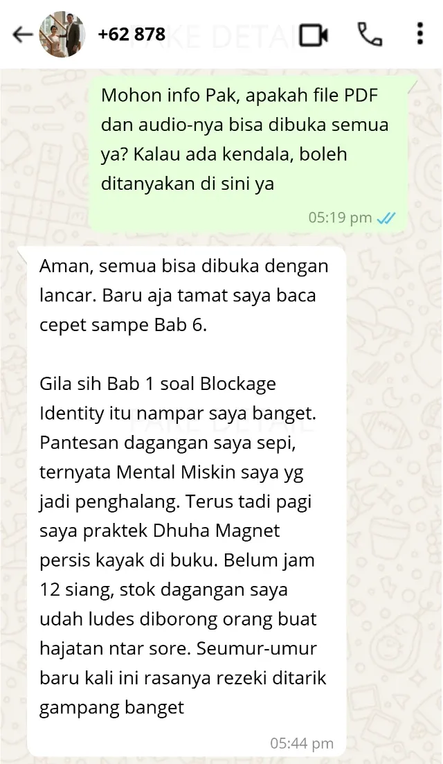 Testimoni pembaca keempat