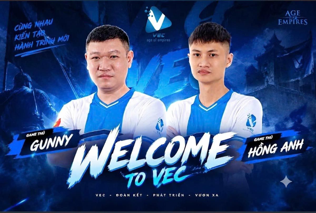 Hồng Anh và Gunny về VEC, đội hình 5 Team AoE chuyên nghiệp mới nhất (tháng 9/2026) ra sao?