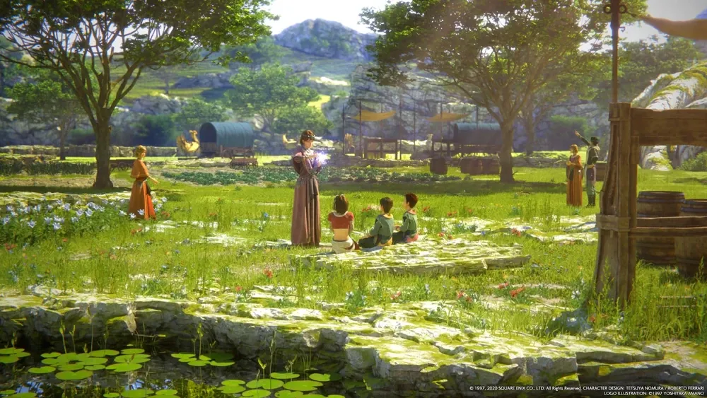 Illustration for event: The Cetra inhabit the Planet