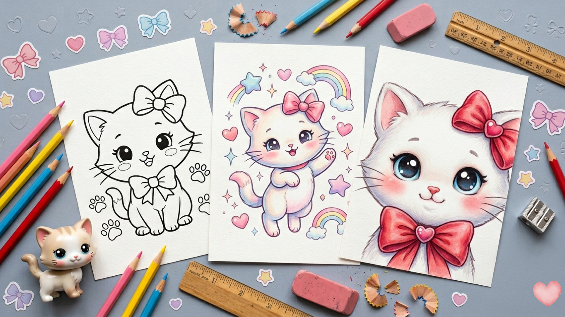 Hello Kitty Coloring Sheets