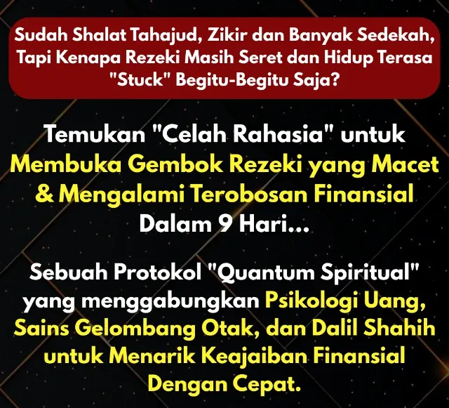 Celah rahasia membuka gembok rezeki