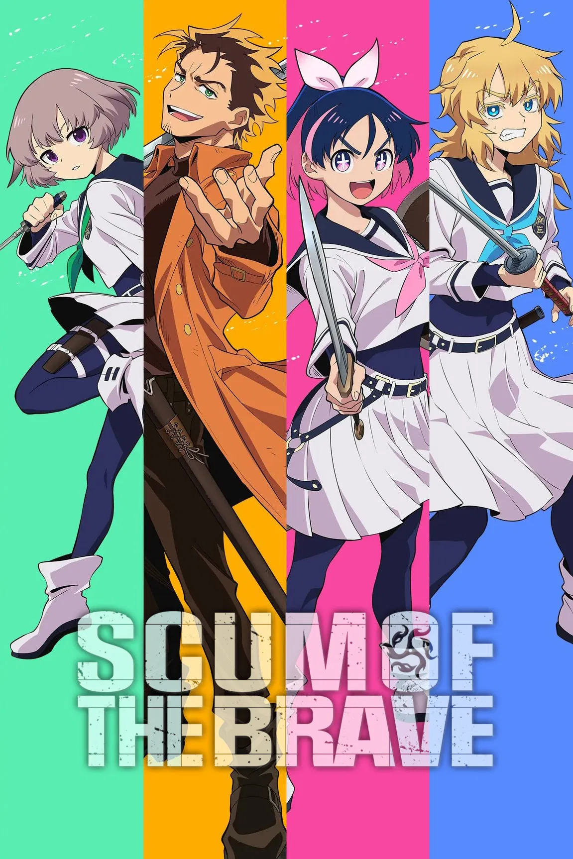 Scum of the Brave Season 01 Hindi Dubbed Episodes Dual-Audio [Hindi-Japanese] | Complete