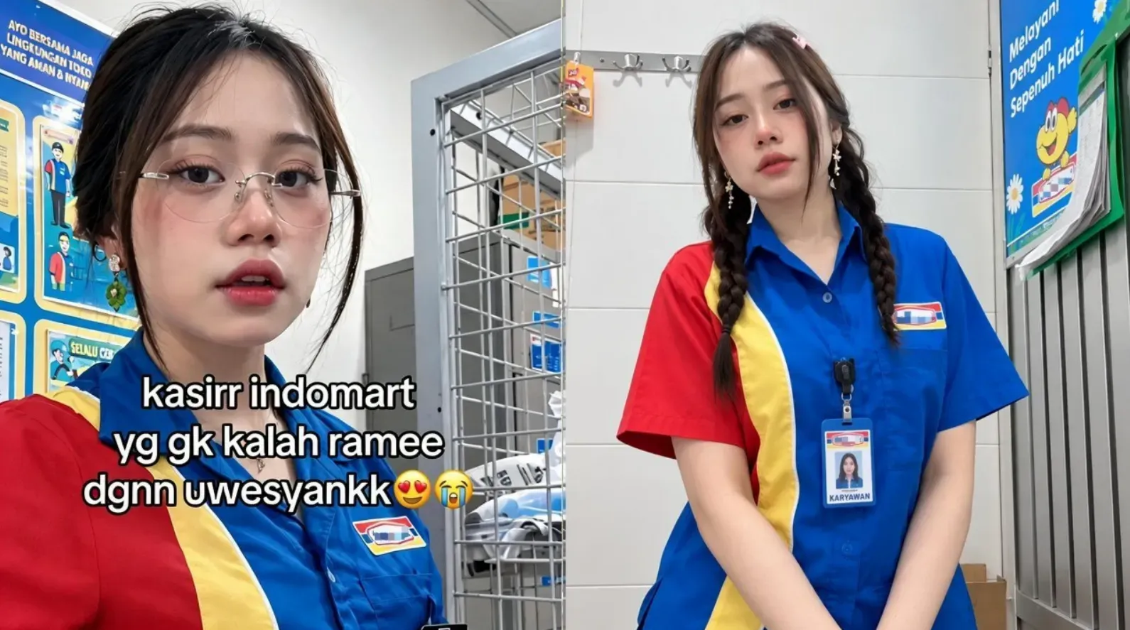 Lylia Kasir Karyawan Indomaret 7 Menit Viral