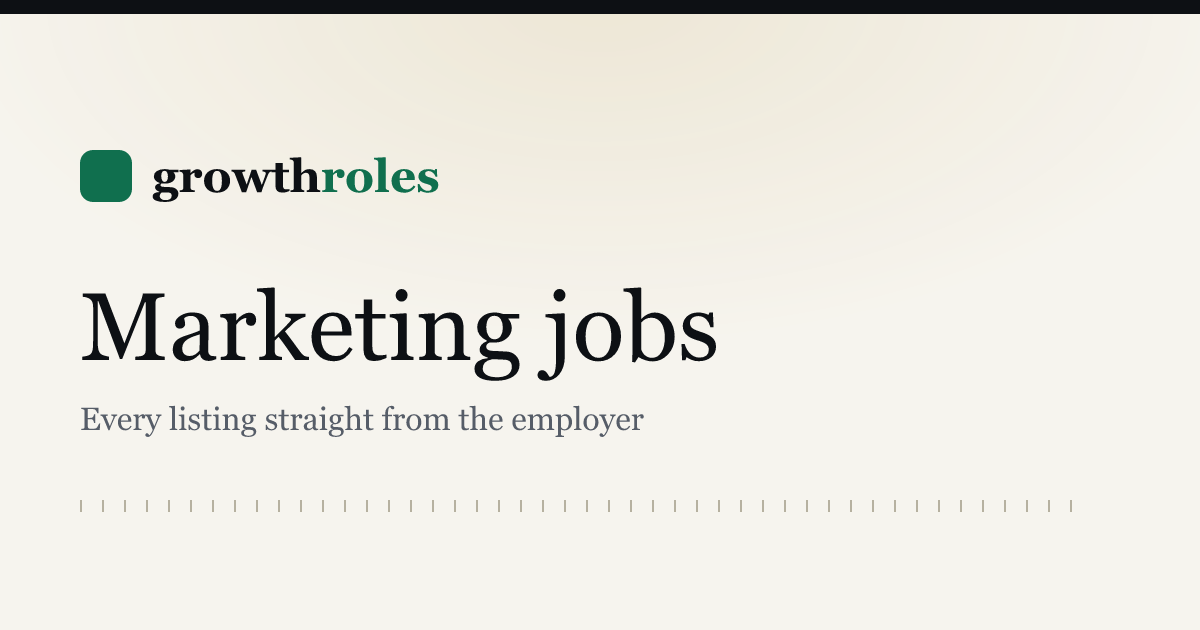 Growth Roles