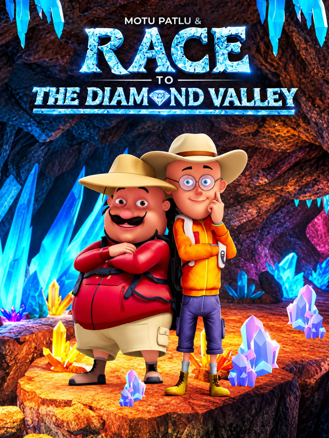 Motu Patlu And The Race To The Diamond Valley (2024) Hindi Dubbed Movie [Multi-Audio] | Complete