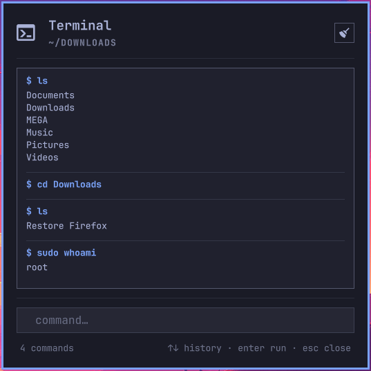 Popup Terminal Preview