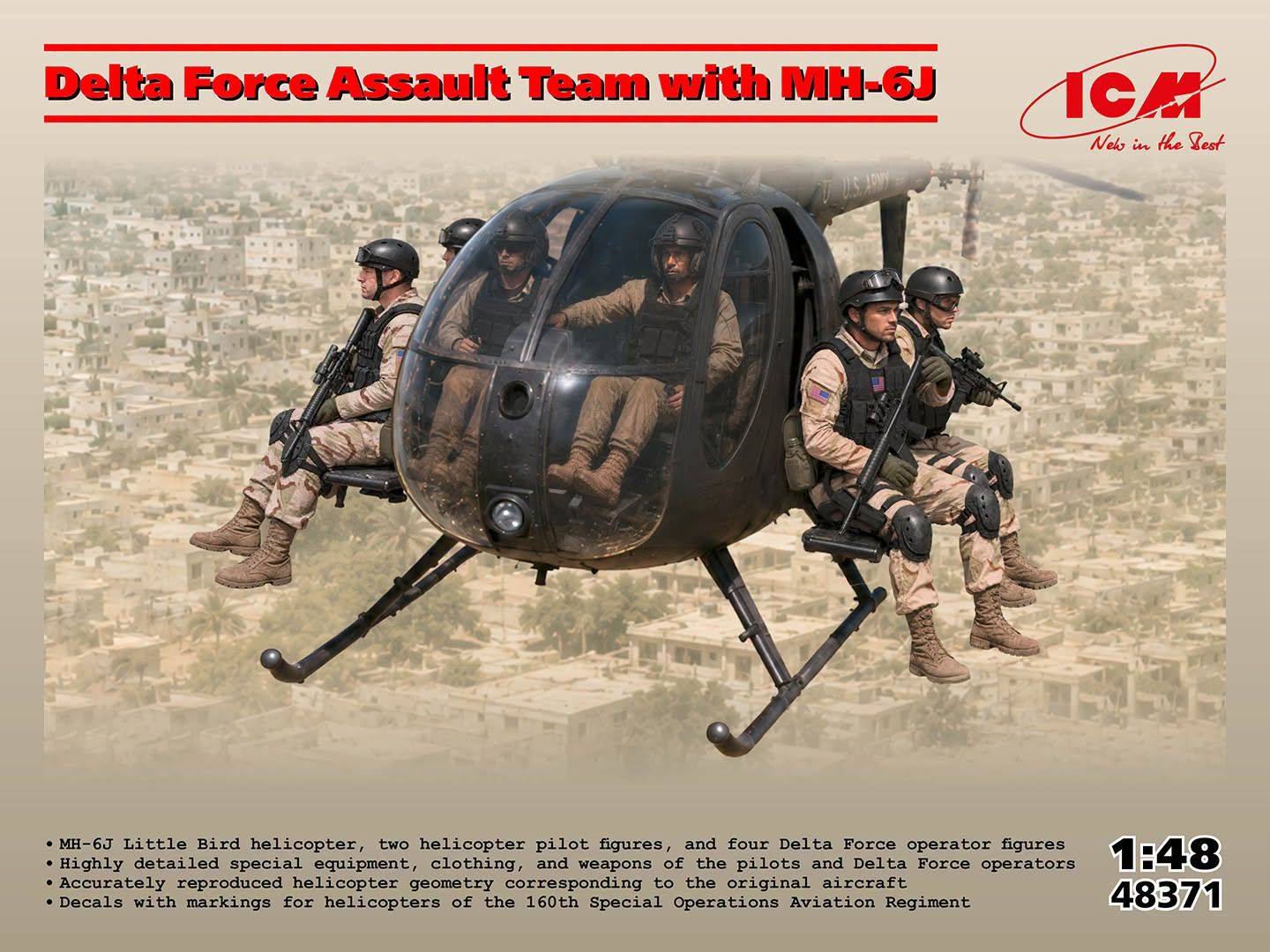 Delta Force avec MH-6J au 1/48 ICM