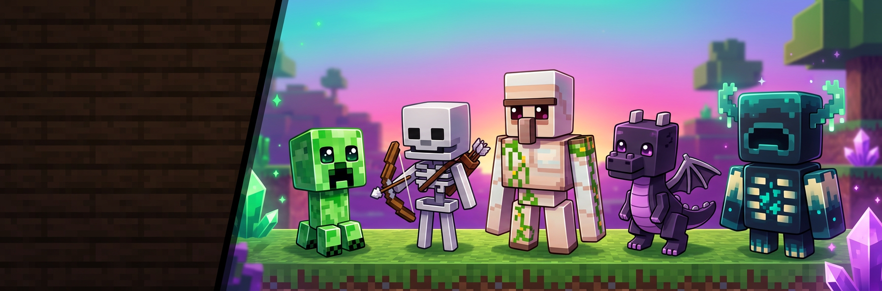 Moblets! Bedrock Banner