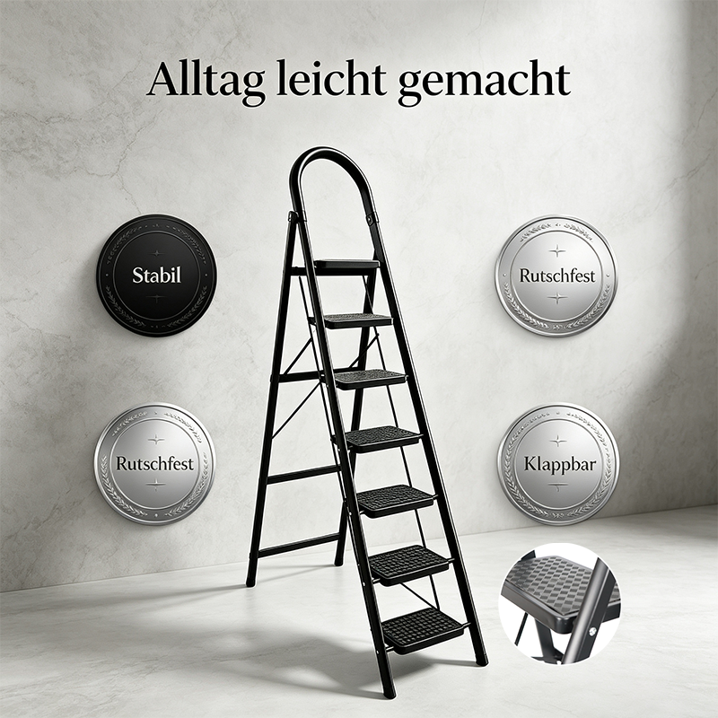 Aufbau Klappleiter