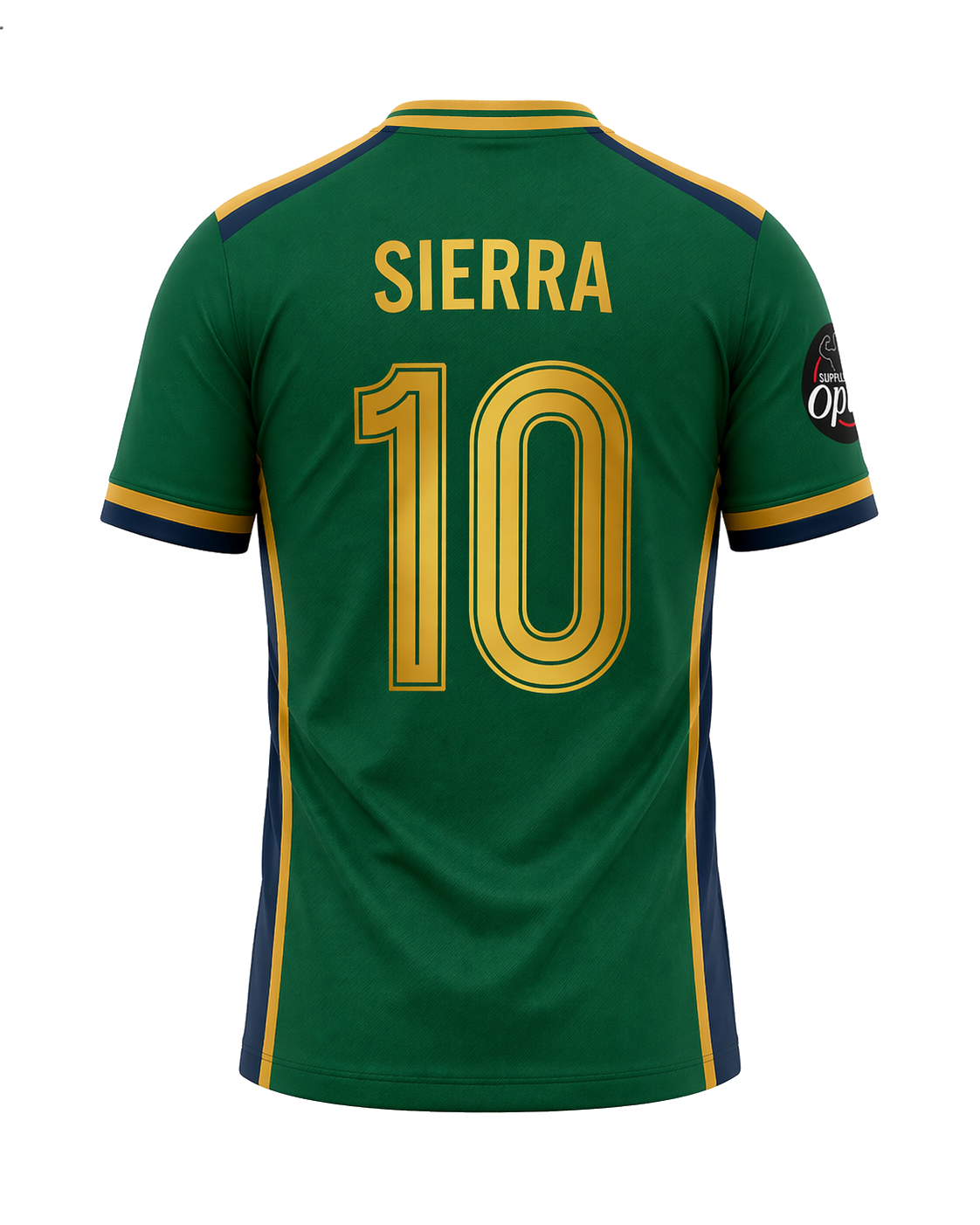 Espalda de la camiseta