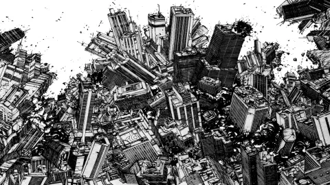 Wallpaper : vehicle, manga, Akira, Monochrome Factor, katsuhiro