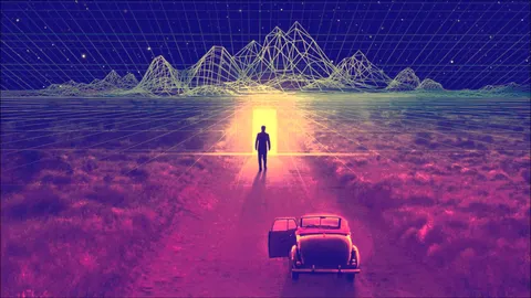 Retrowave Synthwave Wallpaper [1920x1080]