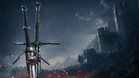 The Witcher 3: Wild Hunt Swords Animated
