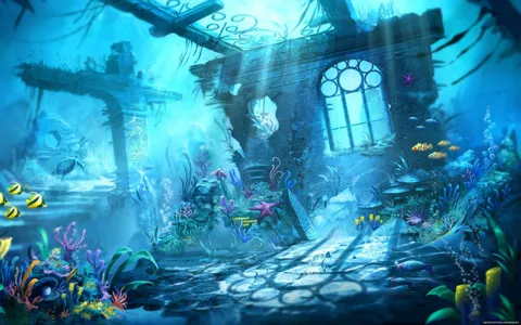 Fantasy Underwater Wallpaper and Background Image