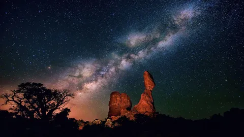 Milky Way From Earth HD Wallpaper, Background Image