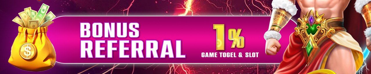 BONUS REFERRAL TOGEL & SLOT